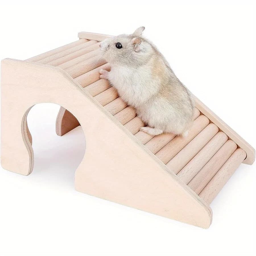 Maison pour hamster, petite échelle d'escalade pour animaux de compagnie pour hamsters, gerbilles, s