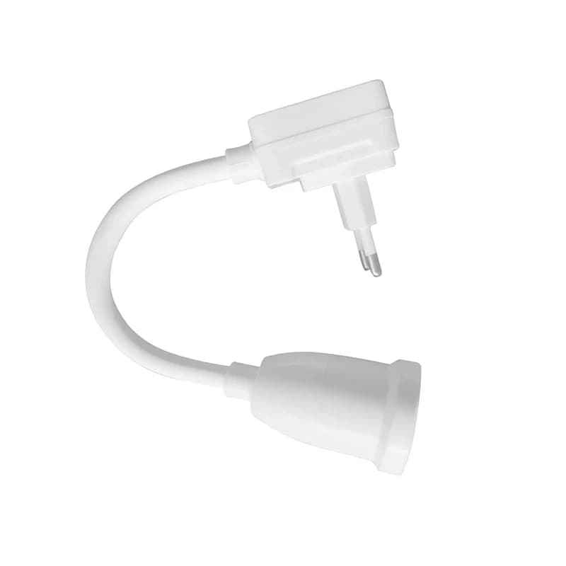 Support de lampe à tube flexible, douille à vis E27, prise rotative de style européen avec interrupt