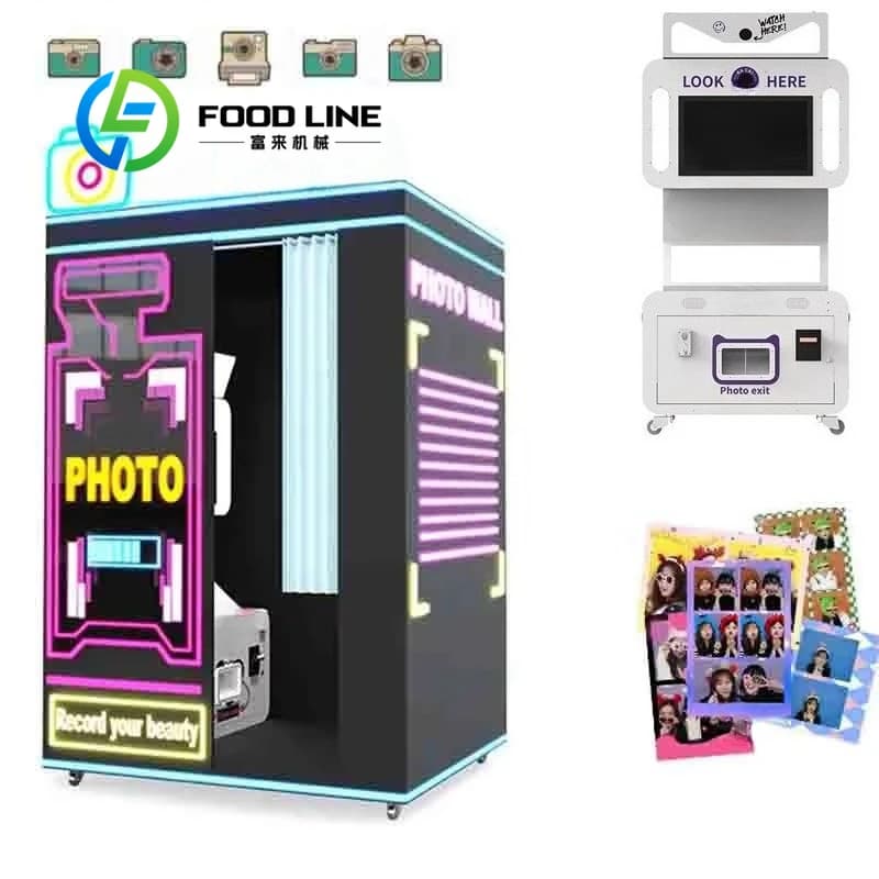 Kiosque photo numérique avec caméra haute définition et logiciel interactif pour la capture instanta
