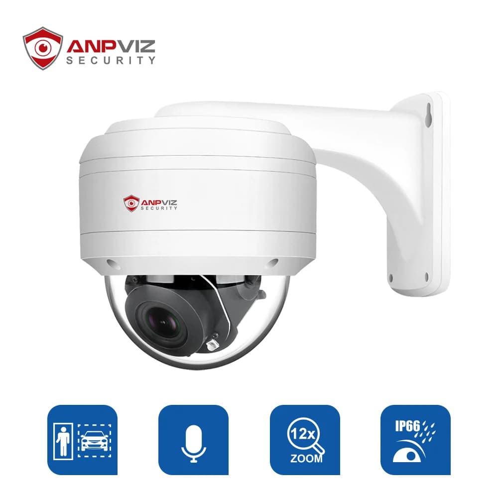 Anpviz-Caméra de surveillance extérieure PTZ IP PoE HD 5MP (30m), dispositif de sécurité sans fil, a