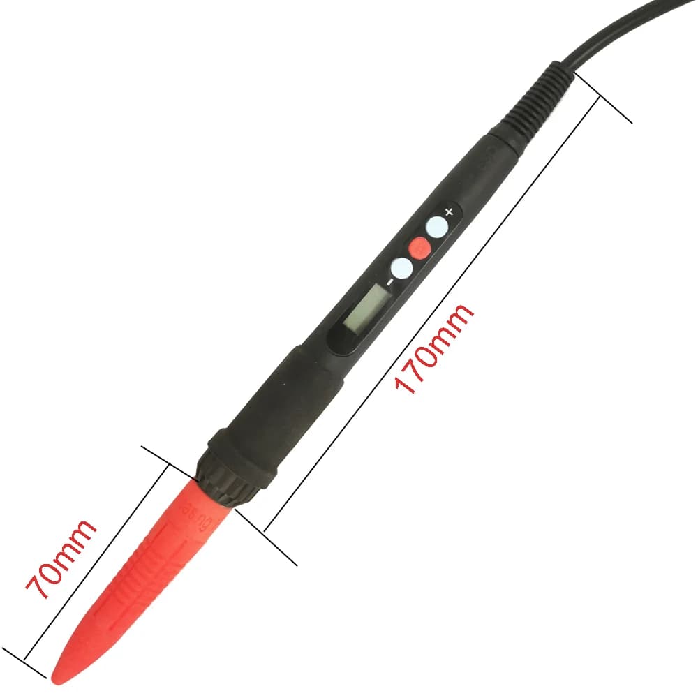 Kit de fer à souder numérique 60W 100V-240V, avec pointes de fer à souder, température réglable, out