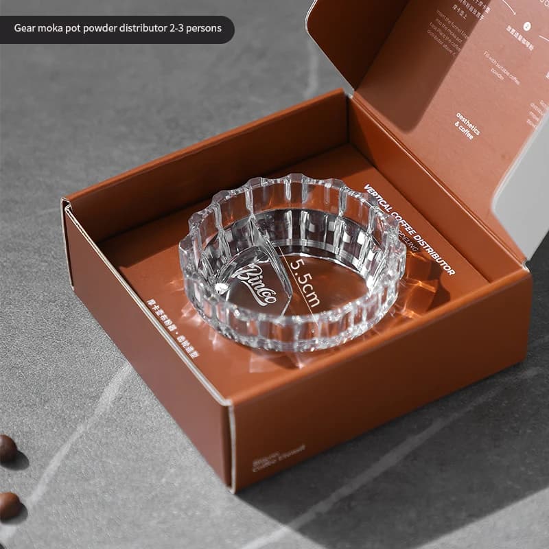 Distributeur de café Bincoo pour Pot Moka, doseur de niveleur de café Crown Gear, outil à expresso p