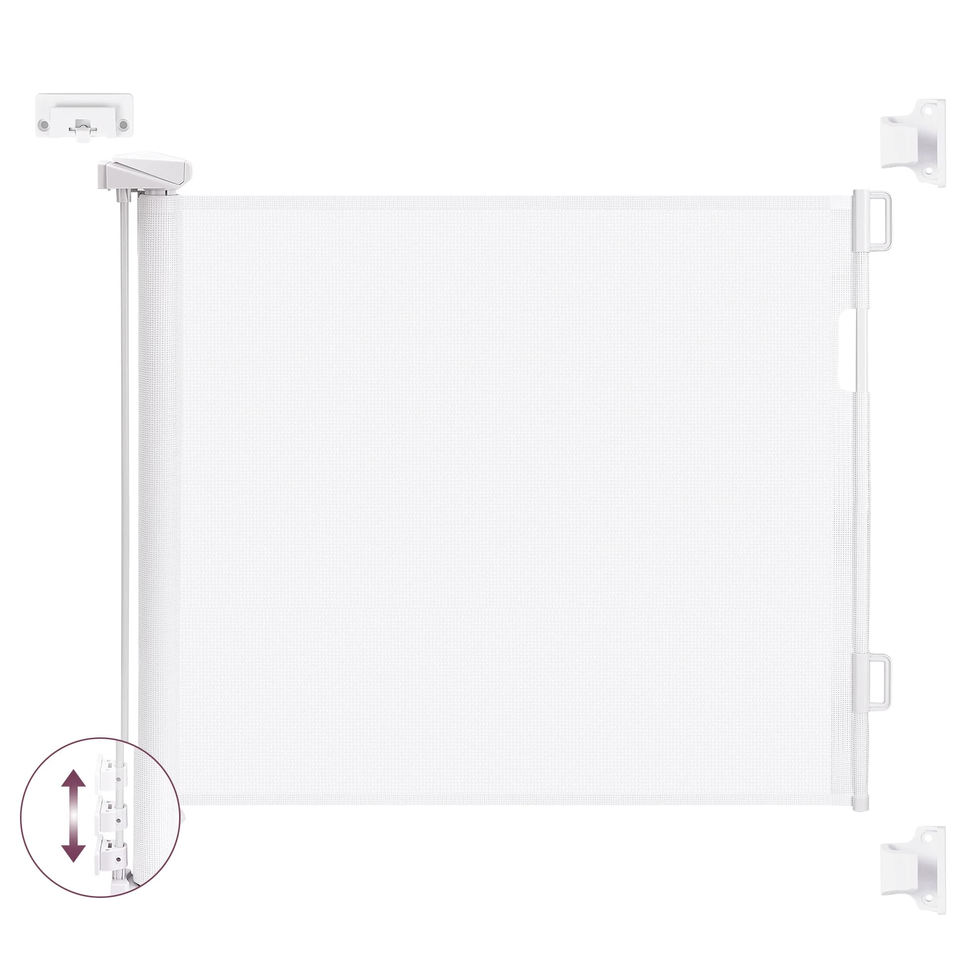Porte rétractable pour chien, pour portes, escaliers, couloirs, clôture intérieure et extérieure pou