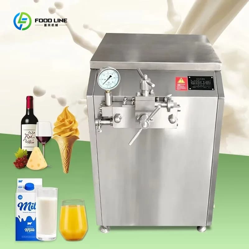 Homogénéisateur de ferme laitière pour la transformation du lait, usage agricole, production laitièr