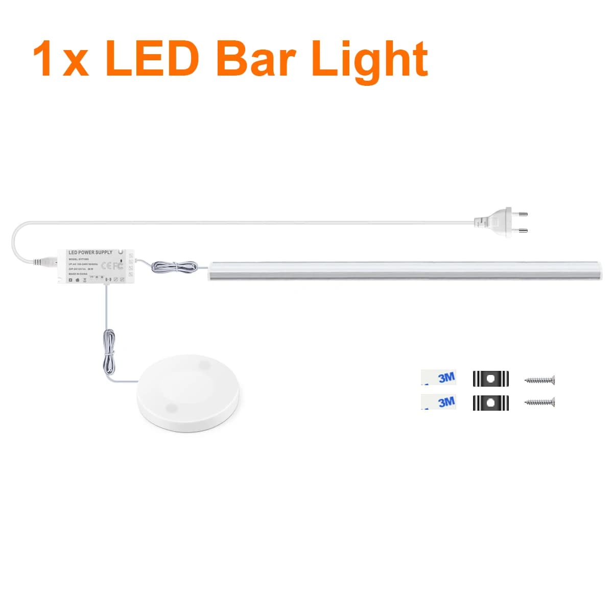 Cuisine LED sous armoire lumière pénétrable interrupteur tactile bois main balayage capteur de mouve
