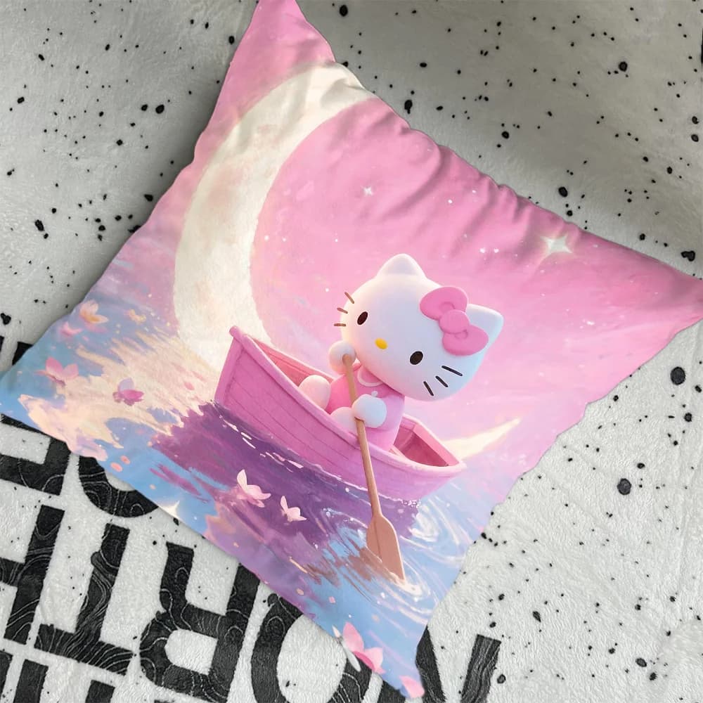 Holidays Kawaii H-Hellocats – housse de coussin 40x40, oreillers de couchage, décorations décorative