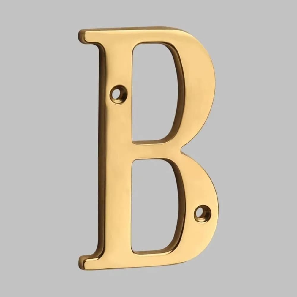 Numéro de maison en laiton massif, taille 10 mm, plaque d'adresse moderne en métal, résistant à la r