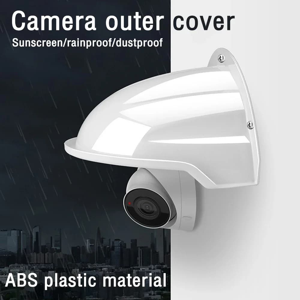 Housse de protection contre la pluie et le soleil pour caméra CCTV, pare-soleil imperméable anti-ref