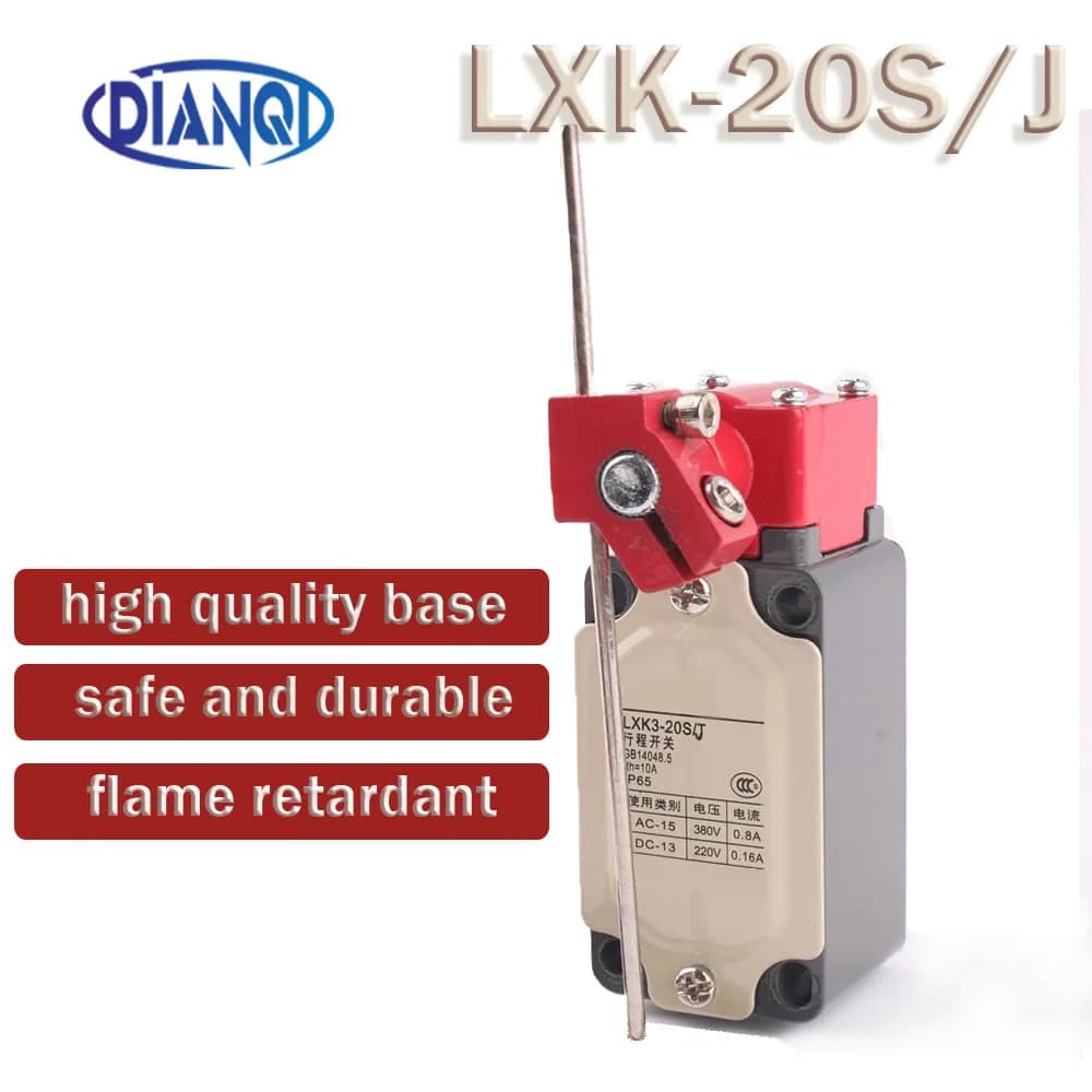 Micro-interrupteur de limite LXK3, LXK3-20S 10A, momentané, étanche IP65, en alliage d'aluminium, in