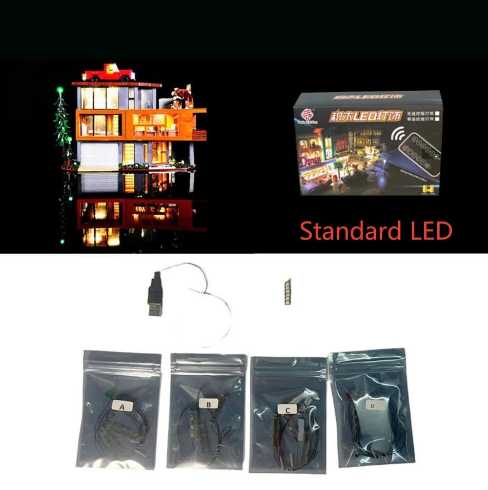 Kit d'éclairage LED pour Lego Twilight: The Cullen House 21354 blocs de construction en briques (lum
