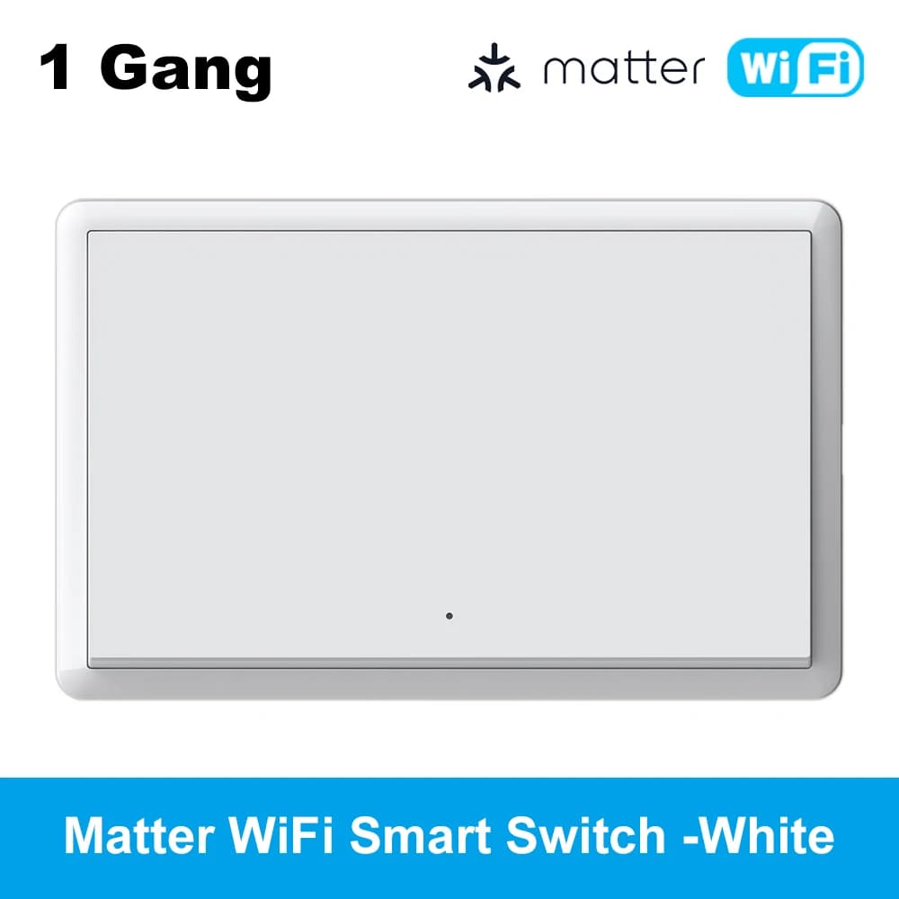 Tuya WiFi Matter commutateur Intelligent sans fil neutre bouton poussoir Intelligent interrupteur de