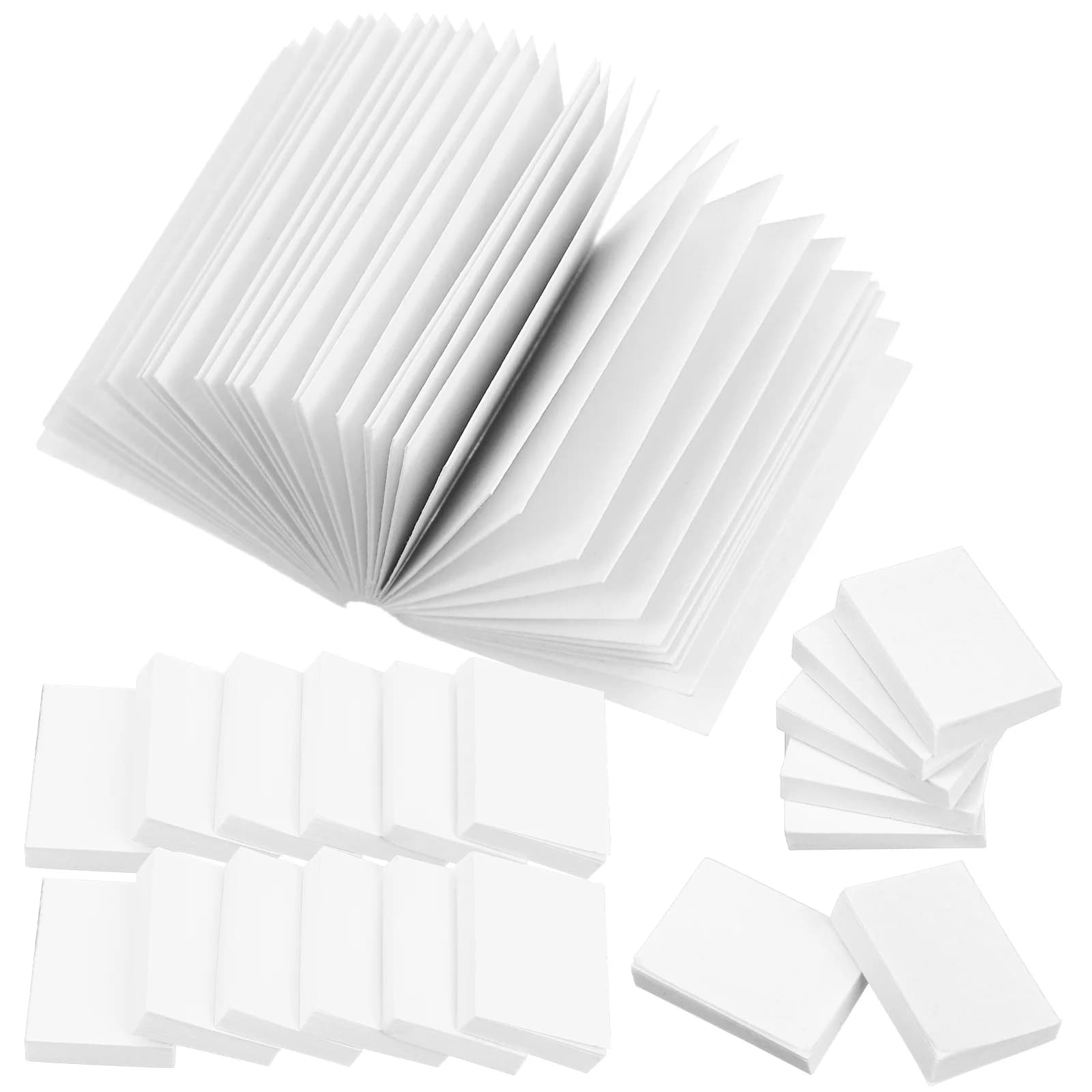 50 pièces maison livre modèle décoratif Miniature livre bricolage blanc Mini livres Photo accessoire
