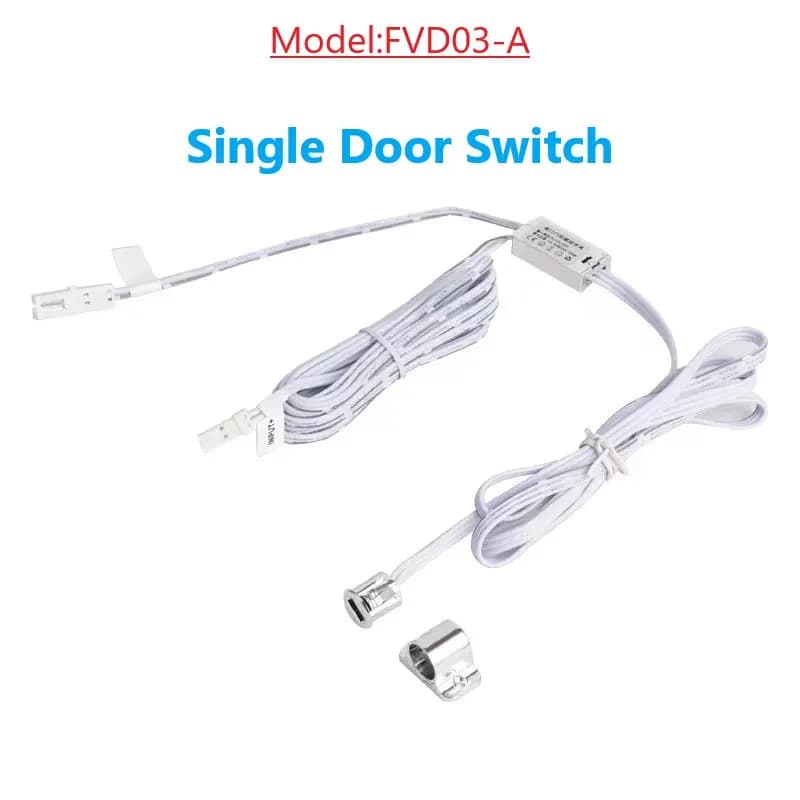 Capteur LED d'ouverture/fermeture de porte d'armoire de meubles, interrupteur de proximité IR 12V 24