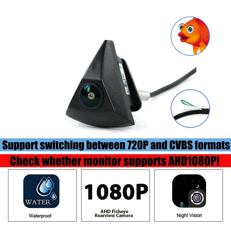 Caméra frontale avec emblème VW, 1080P, pour VW Golf 4 5 6 7 MK4 MK5 MK6 MK7 Passat B6 B8 CC Polo 6R