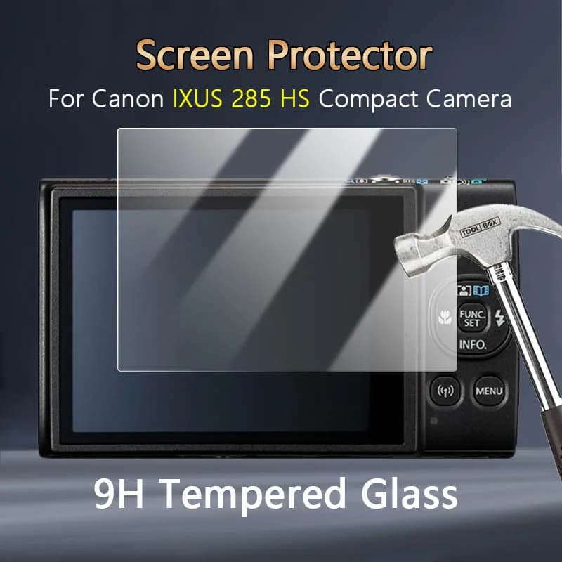 Pour Canon IXUS 285 IXY 650 500 HS caméra compacte HD clair mince 2.5D anti-rayures 9H Film de prote