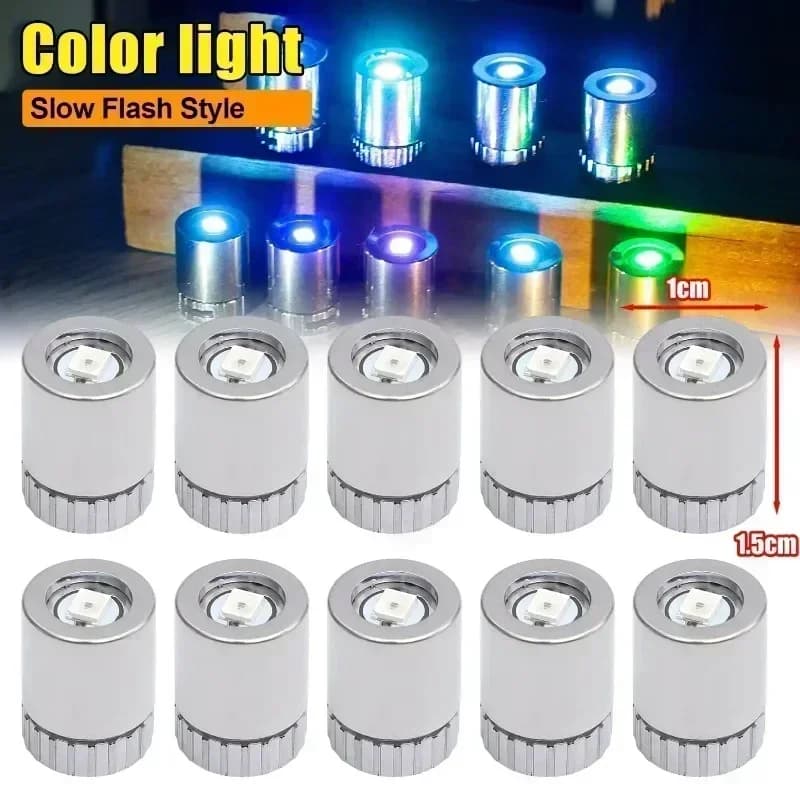 Petites ampoules LED, lanterne à piles, lampe Miniature pour maison de poupée, petits projecteurs po