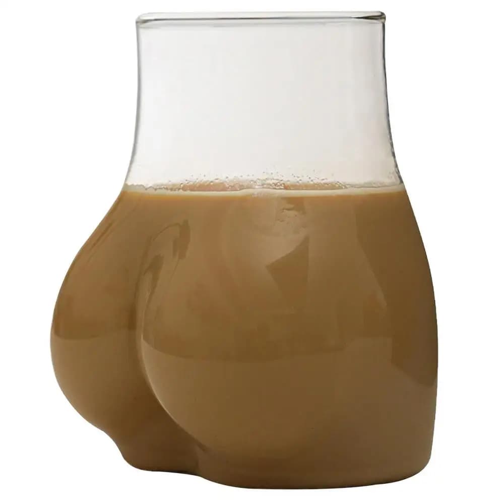 450ml bout à bout tasses Transparent Borosilicate verre tasse à café drôle tasse à café verre femmes