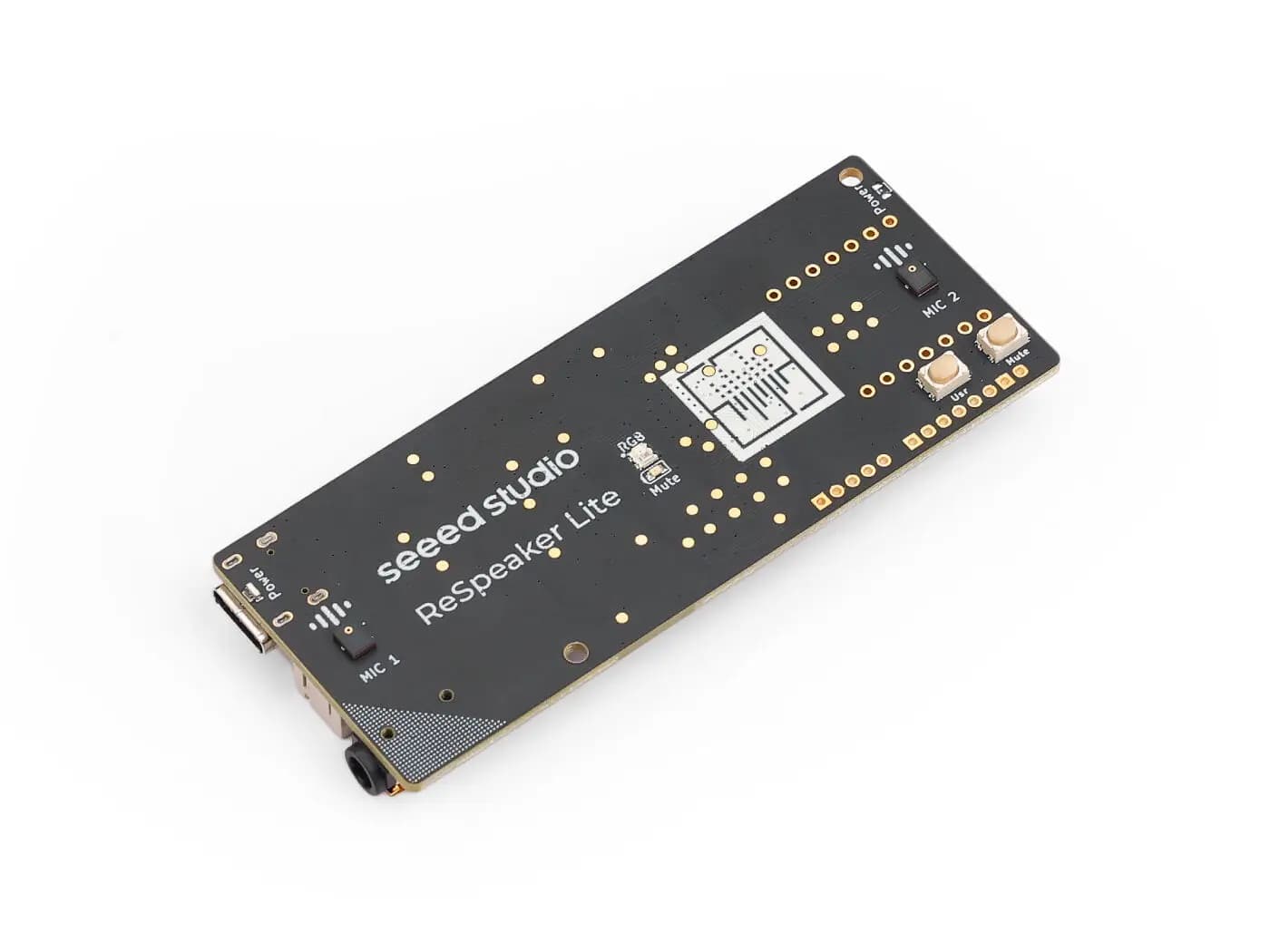 Kit ESPHome Assistant ReSpeaker Lite - USB 2 micros, algorithmes ASR IA, compatible avec XIAO ESP32S