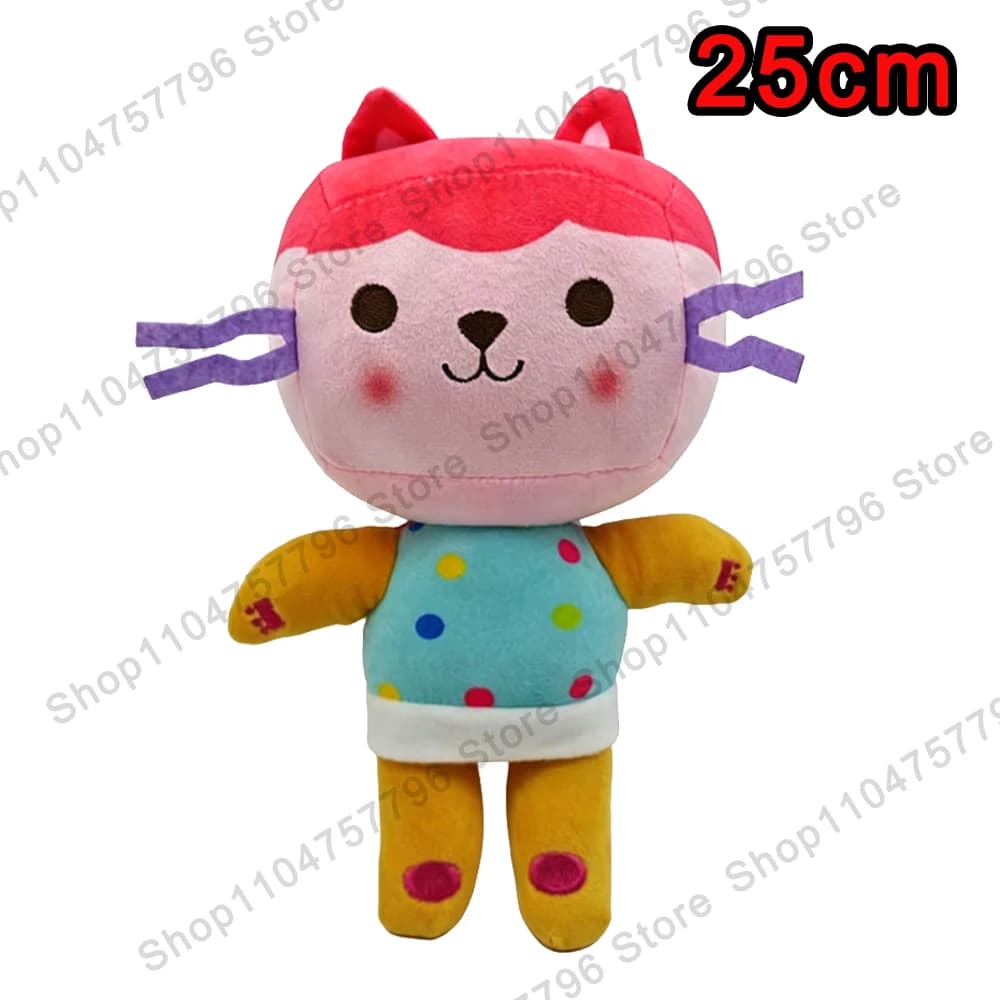 Nouvelle Peluche Maison de Poupée Gabby 2026 - Mercat, Chat de Dessin Animé, Animaux en Peluche, Cha