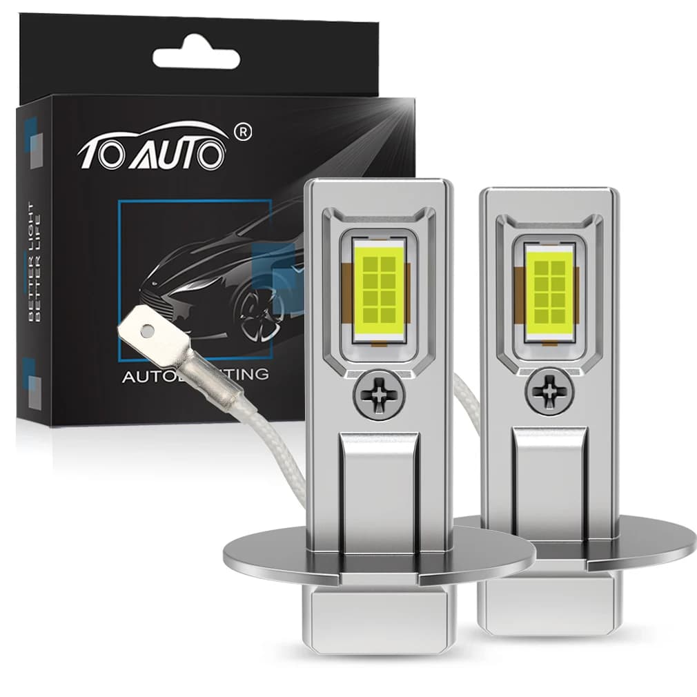 H1 H3 LED ampoule de phare de voiture 100W 40000LM LED Canbus CSP Auto Diode antibrouillard phare au