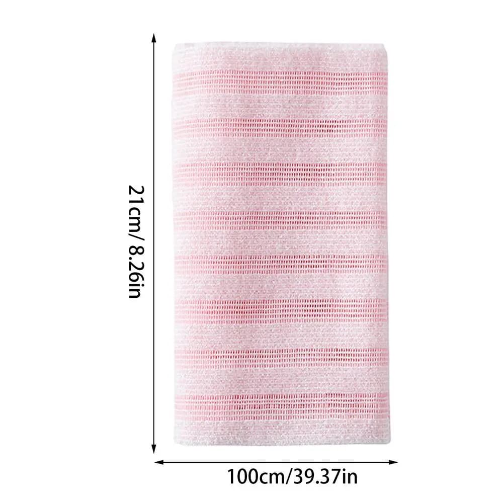 Serviette de bain exfoliante, éponge douce pour le corps et le dos, accessoires essentiels de nettoy