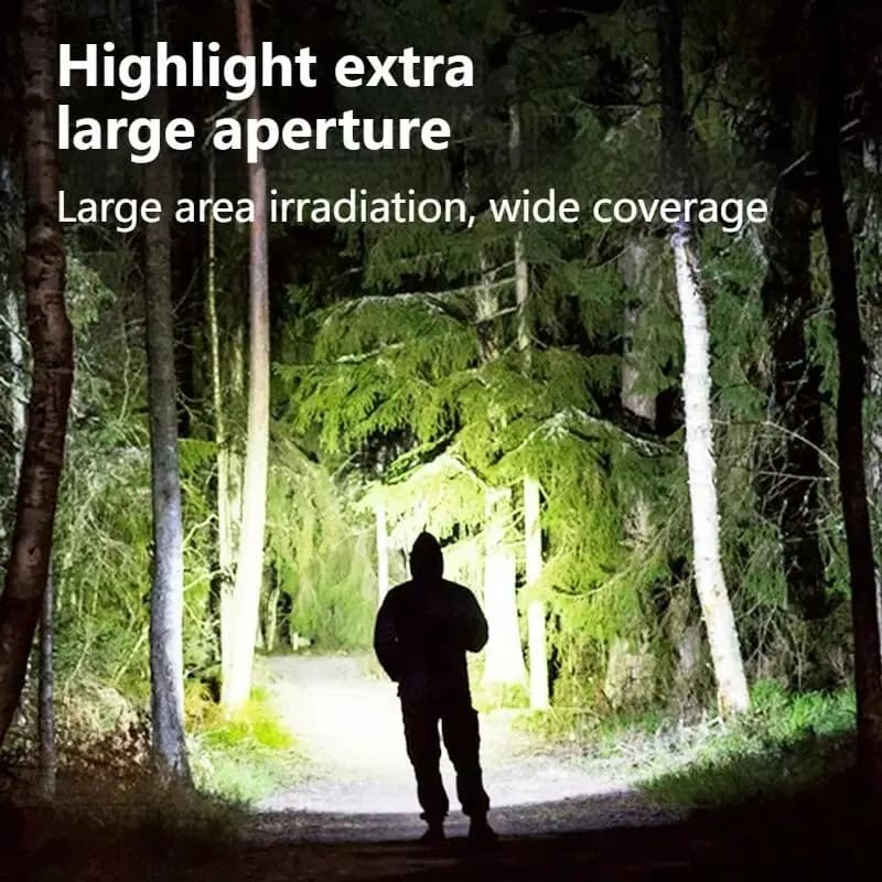 Collection AliExpress Philips-Lampe de poche LED étanche avec USB 18650, batterie aste, 4 modes d'éc