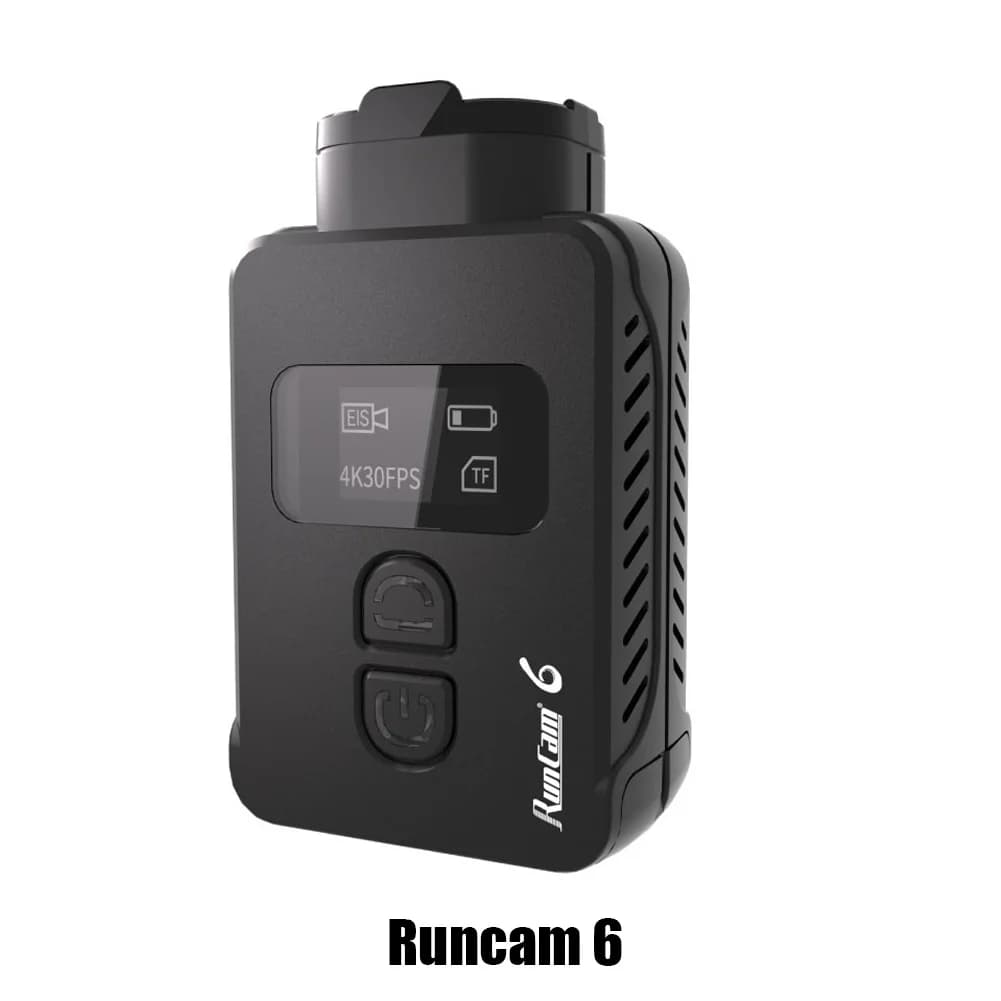 RunCam6 RunCam 6 4K 30HD caméra FPV Portable IMX377 (12MP) capteur Format vidéo MP4 Micro caméra pri