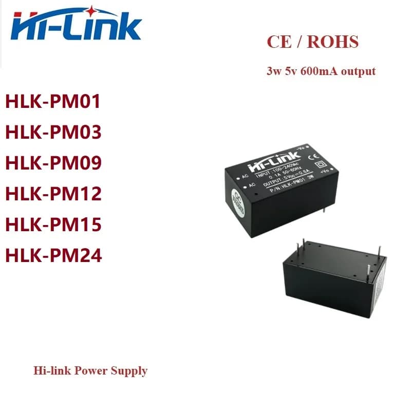 2pcs Livraison Gratuite Nouveau HLK-PM01 HLK-PM03 HLK-PM09 HLK-PM12 HLK-PM15 HLK-PM24 HLK PM01 PM03