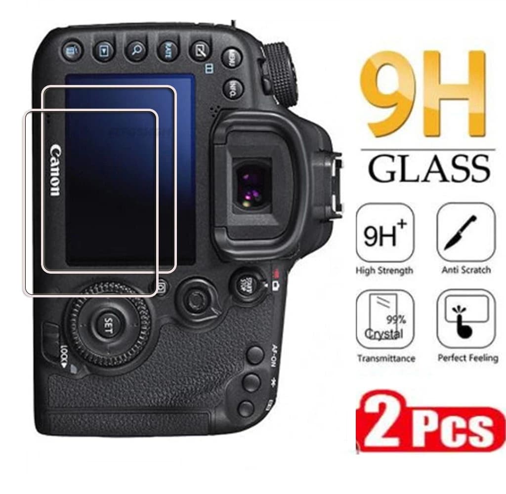 Protecteur d'écran LCD pour appareil photo Canon EOS 6D 7D 5D Mark II 6D2 5D2 7D2 mark2 III 5D3 5D4