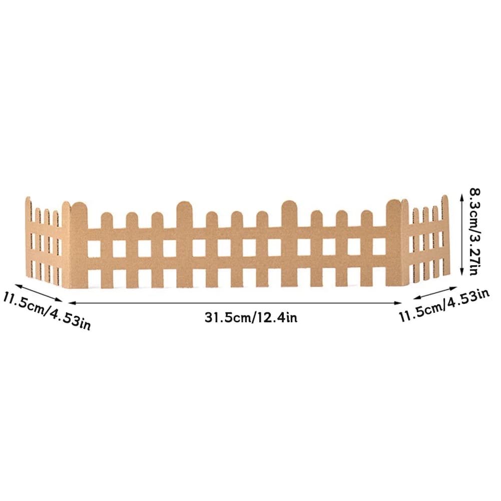 Analyste de maison en carton de Noël pour enfants, décorations d'intérieur et d'extérieur, modèle fa