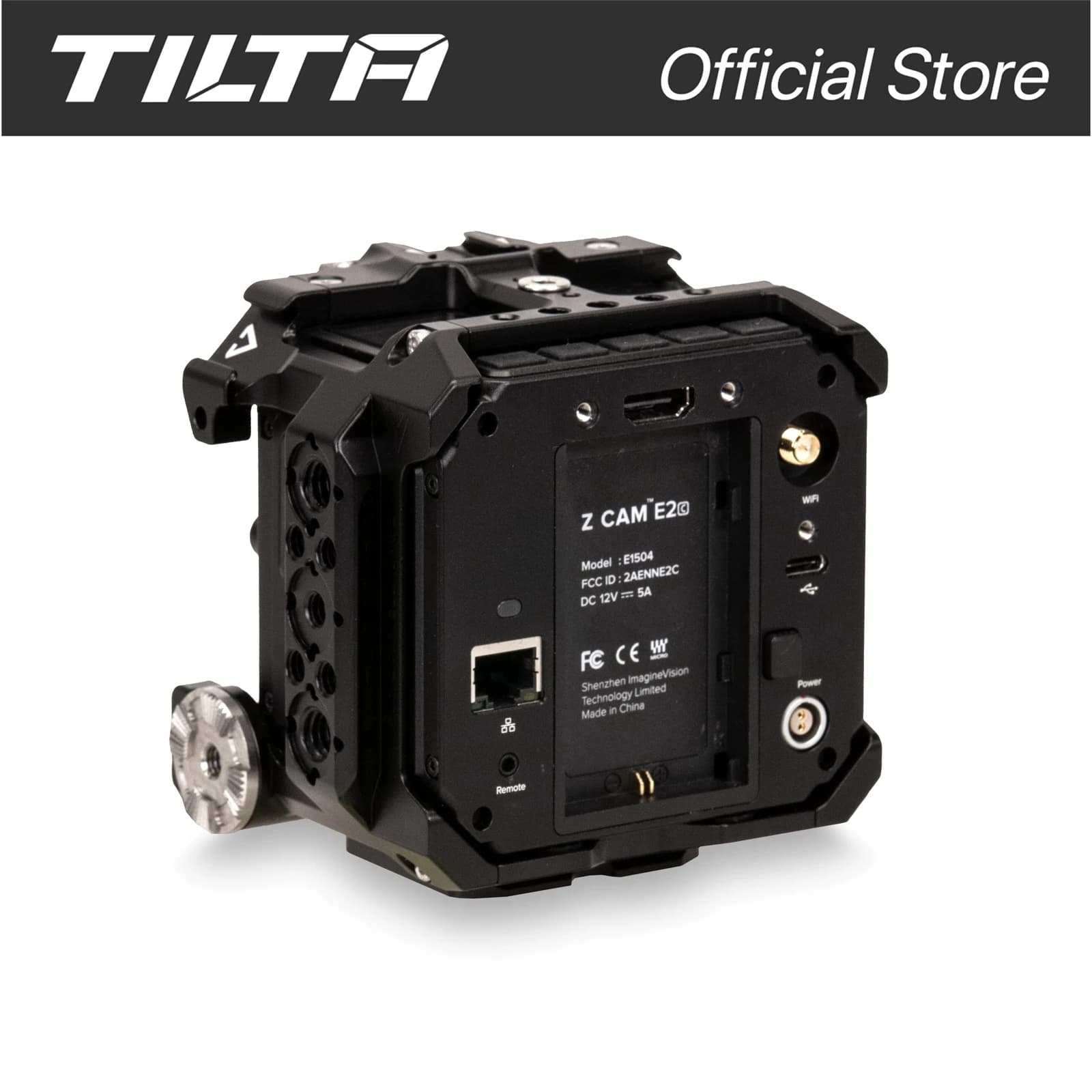 Tiltaing TA-T10-FCC-B Full Camera jos Black Cam étui de protection pour Z Capture d'écran E2C