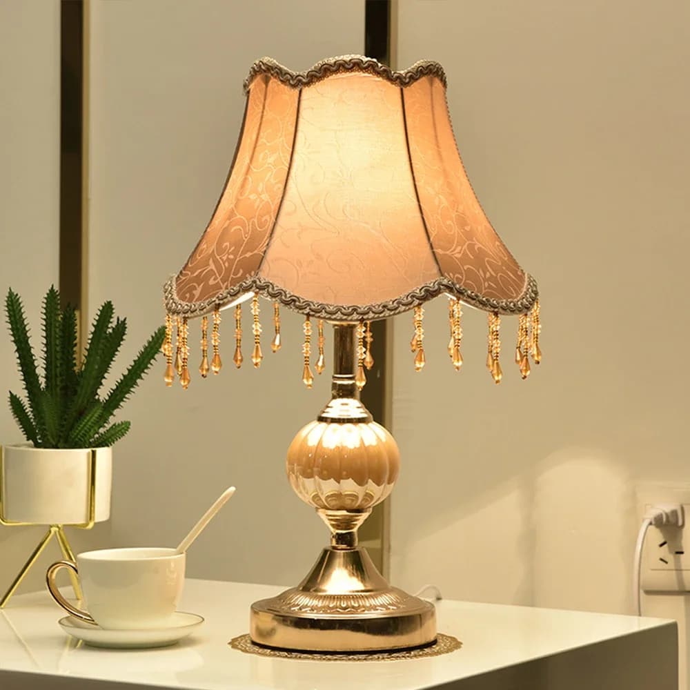 Style européen lampe de Table chambre lampe de chevet tactile Simple moderne romantique créatif rétr
