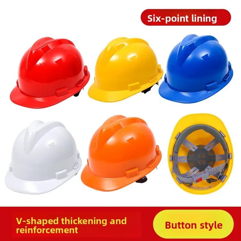 Casque de sécurité Shoudun : anti-impact épaissi pour sites de construction, casque rigide respirant