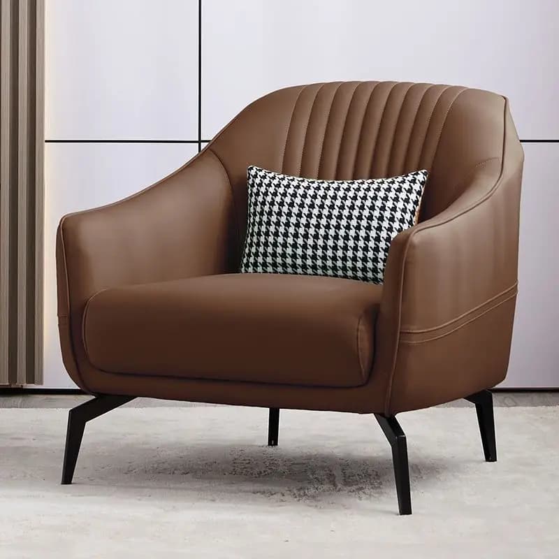 Canapé simple de luxe léger scandinave, chaise de salon, maison, chambre à coucher, chaise de loisir