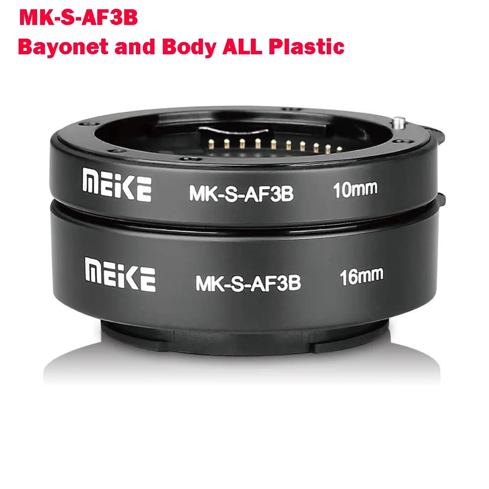 Meike MK-S-AF3A anneau de caméra Macro gros plan objectif de photographie à mise au point automatiqu