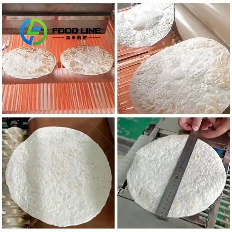 Ligne de production de pain Tortla entièrement automatique maïs Maquina Para Hacer industrie Taco Wr