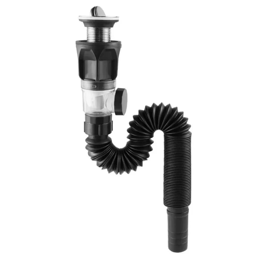 Ensemble de tuyaux de Drainage anti-odeur pour lavabo en acier inoxydable, égouttoir mural pour lava
