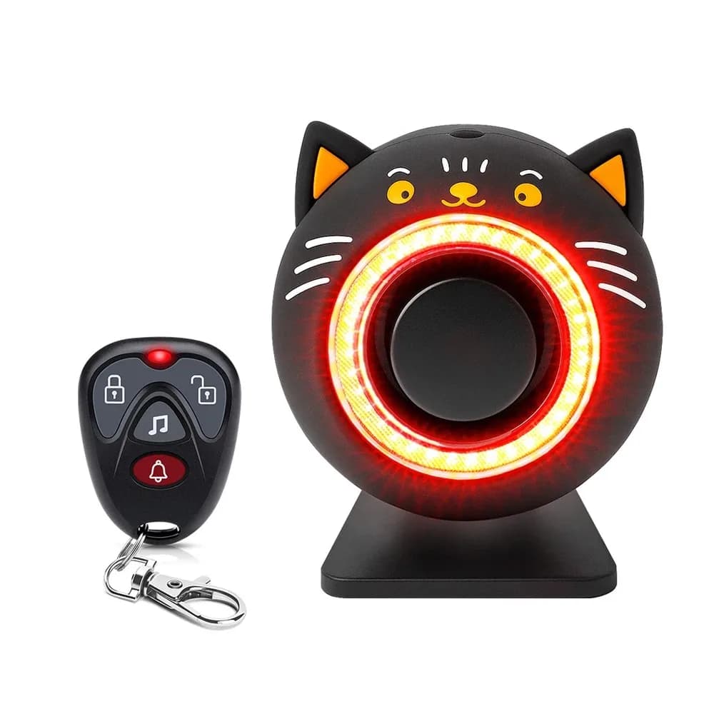 WSDCAM 120dB système d'alarme de voiture système de sécurité de voiture antivol avec lumière LED à d