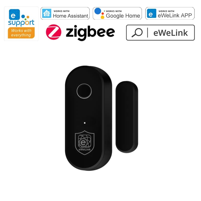 Capteur de porte/fenêtre intelligent Zigbee pour maison connectée, détecteur d'ouverture/fermeture,