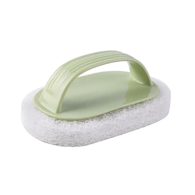 Outils de salle de bains ménagers, brosse éponge à poignée pour nettoyer le nettoyeur de carrelage d