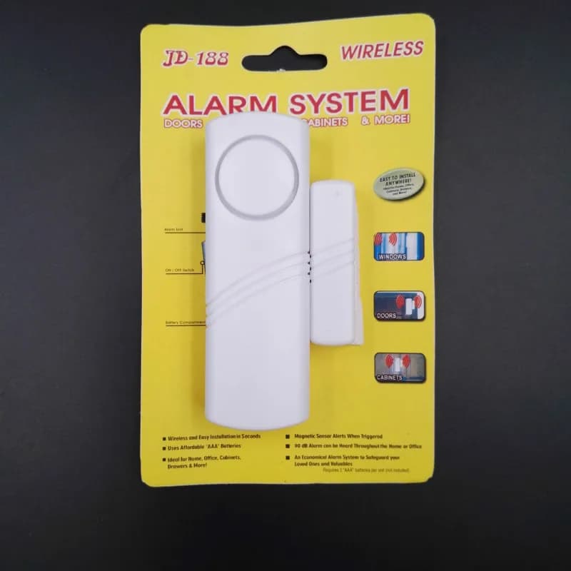 Alarme de porte sans fil avec capteur magnétique, protection contre le cambriolage de fenêtre, sécur