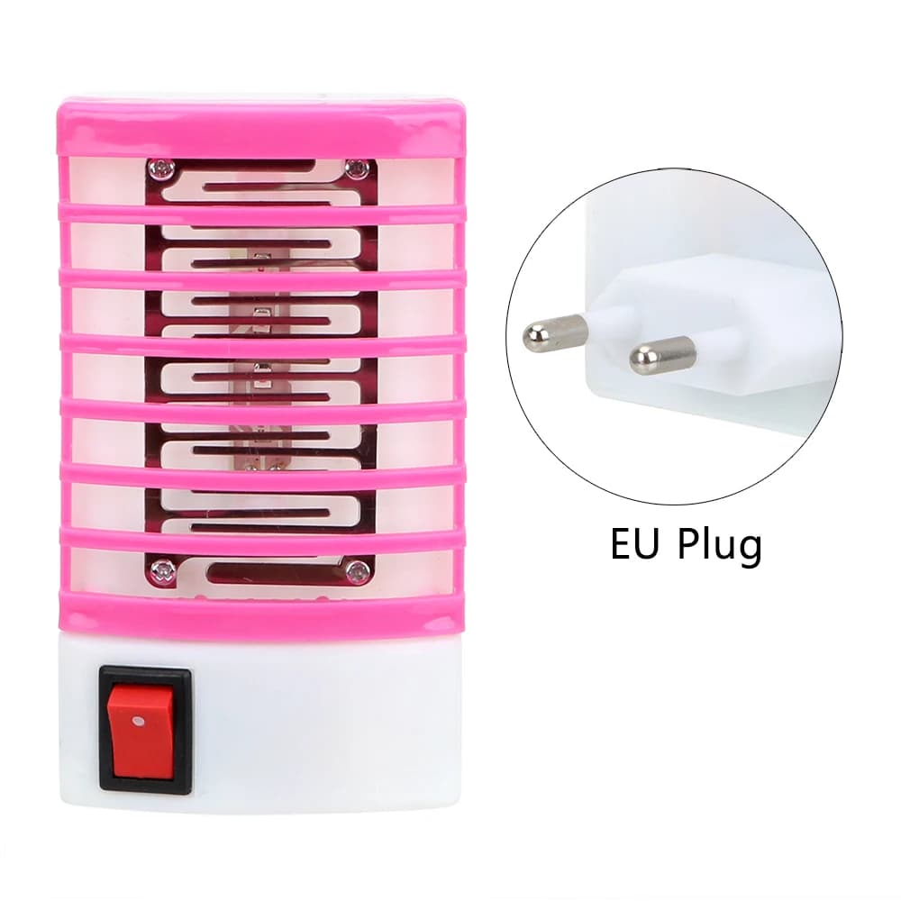 Lampe électrique anti-moustiques, nouveauté, éclairage, piège à insectes volants, prise US/EU, LED