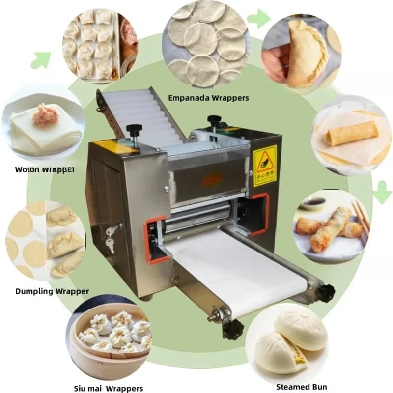 Table automatique Empanada disque Ruti Roti Chapati fabricant Gyoza boulette peau emballage faisant