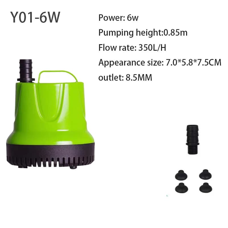 Pompe à eau submersible pour étang à poissons, fontaine de jardin hydroponique, cascade ultra silenc