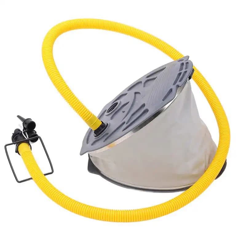 Pompe à pied d'extérieur, gonfleur pour matelas gonflable, coussin, ballon, lit, bateau, jouet, acce