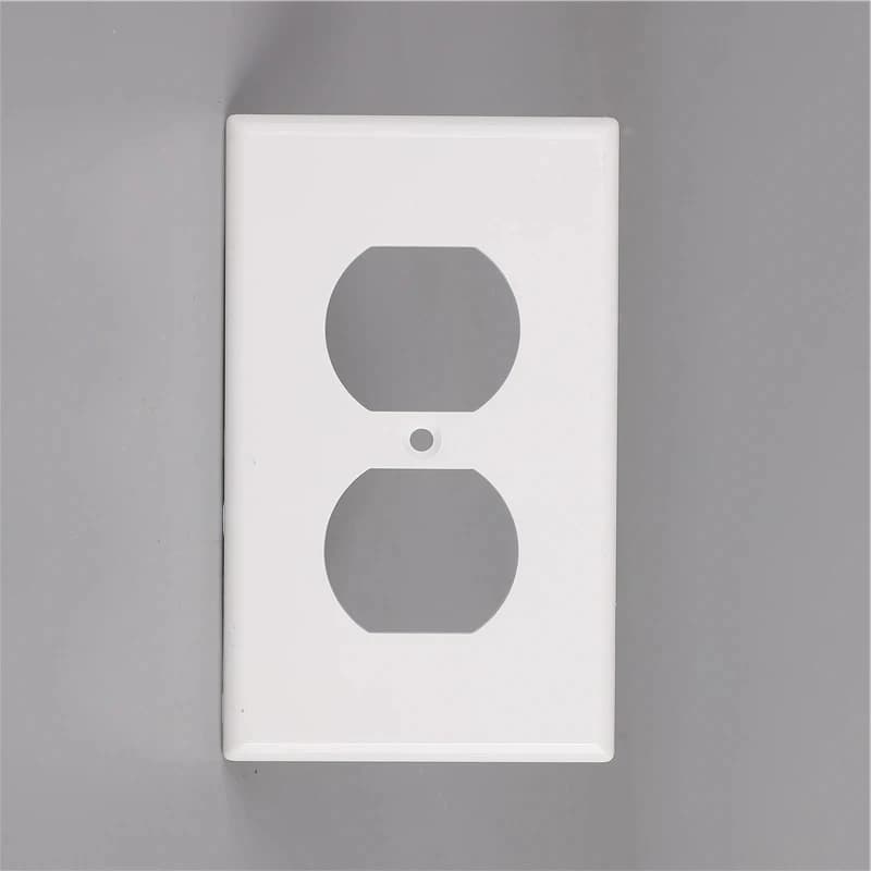 Couvercle d'interrupteur de prise électrique duplex, plaque de couverture d'interrupteur d'éclairage