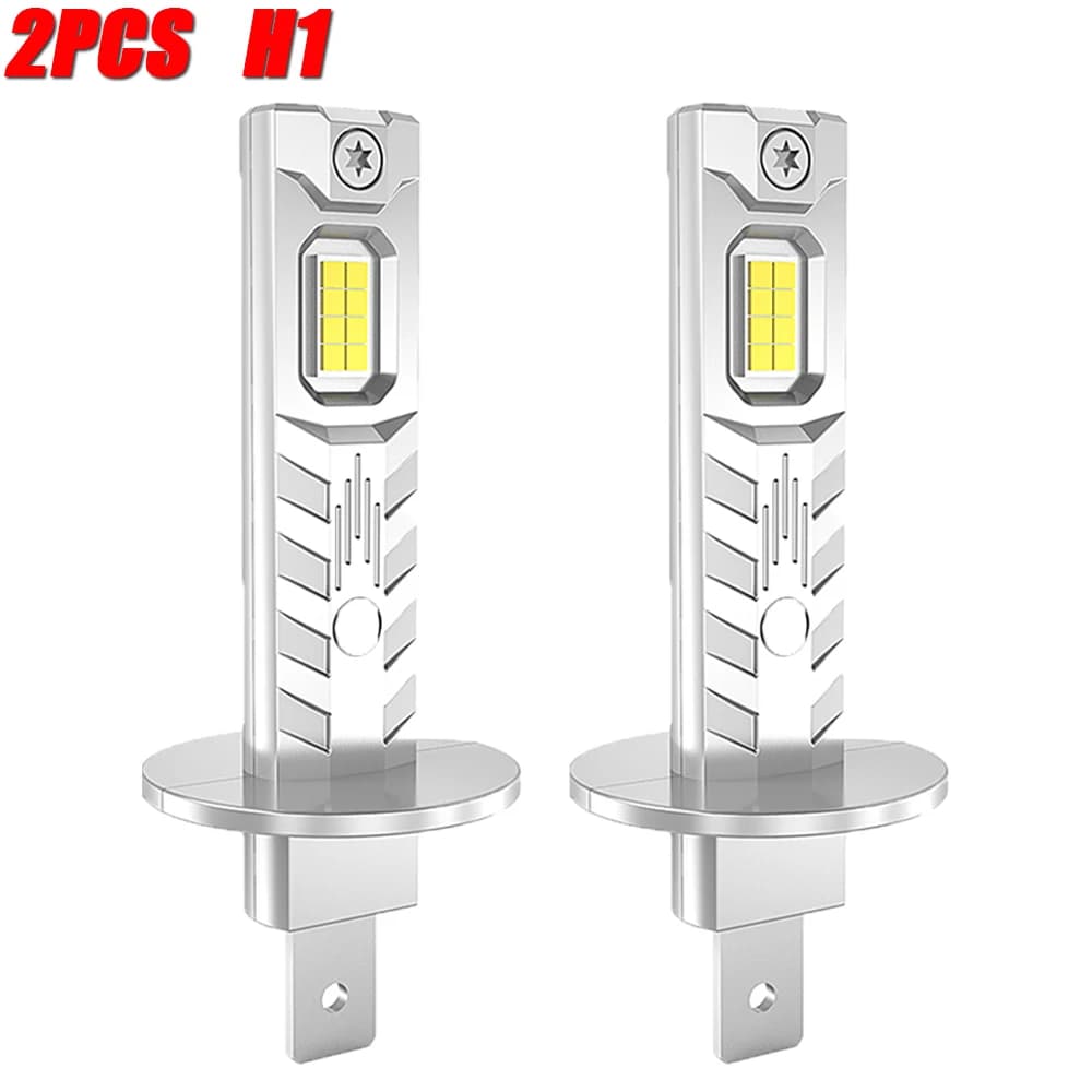 Ampoules LED H7 H4 H1 pour phares de voiture, 1000000LM, mini lampe auto sans fil +800% de luminosit
