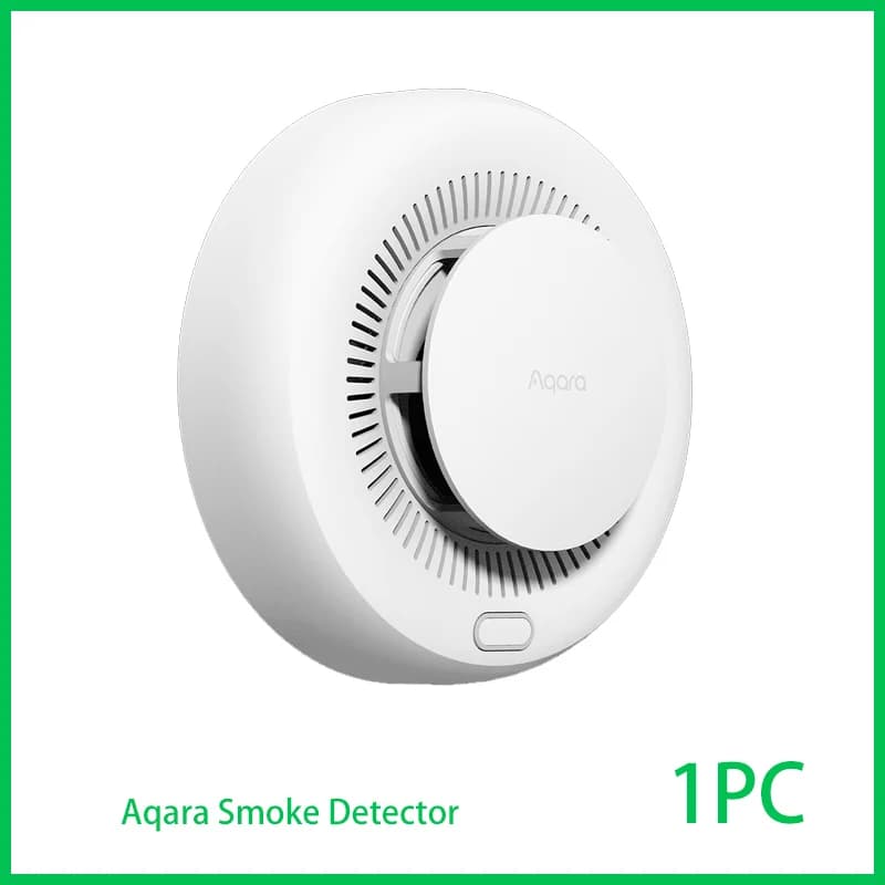 Détecteur de fumée Aqara Matter, capteur d'alarme incendie, moniteur Zigbee 3.0, alerte sonore, sécu
