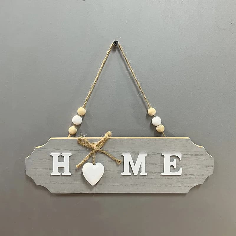 Bienvenue à la maison – Décoration murale en bois – Marque Bow Listing