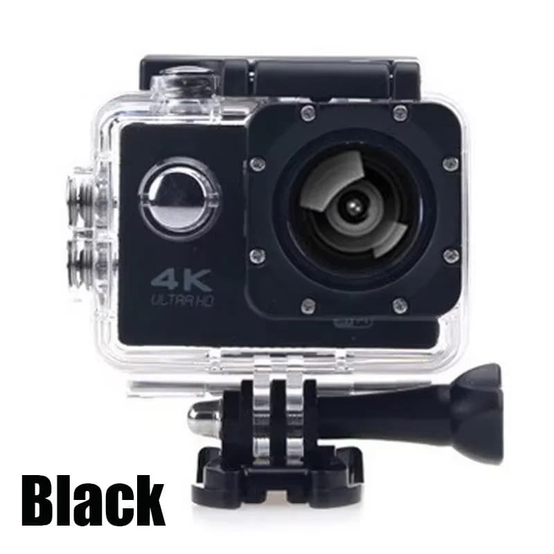 Caméra d'action Ultra HD 4K/30fps WiFi 2.0 pouces, casque étanche sous-marin, enregistrement vidéo,
